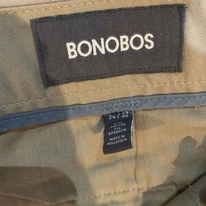 Men's Bonobos Flat Front Khaki